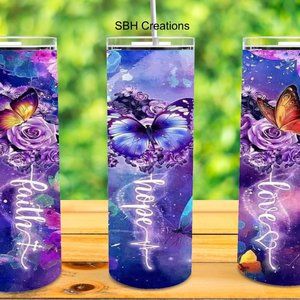 Faith Hope Love tumbler